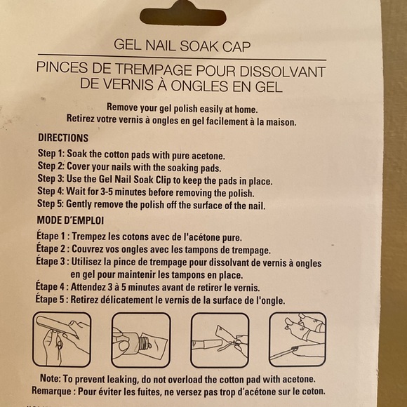 $6 or Free Gift w/Bundle Gel Nail Polish Soaking Caps Clip Cover Pink or Black - Picture 4 of 5